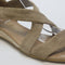 Womens Office Hallie Cross Strap Espradrille Camel Suede Uk Size 6