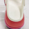 Odd Sizes - Womens Crocs Classic Mega Crush Sandals White Multi - UK Sizes Right 5/Left 6