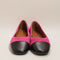 Womens Vagabond Shoemakers Jolin Classic Ballerina Hyper Pink Black