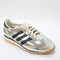 Odd Sizes -  adidas SL72 Silver Metallic Collegiate Navy Off White - UK Sizes Right 4.5/Left 4