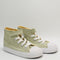 Odd Sizes - Kids Converse All Star Hi 1vlace Olive Aura Cyber Mango White - UK Sizes Right 9 Youth/Left 10 Youth