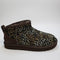 Womens UGG Classic Ultra Mini Boots Leopard Caspian Burnt Cedar Uk Size 6