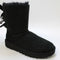 Womens UGG Bailey Bow Ii Calf Boot Black Suede Uk Size 3