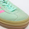adidas Gazelle Bold W Pulse Mint Sreaming Pink Gum M2 Uk Size 5