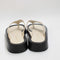 Womens ALOHAS Overcast Leather Toe Post Sandals Ivory UK Size 4