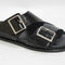 Womens ALOHAS Alba Sandal Black Leather