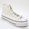 Converse All Star Lift Hi White Black White Uk Size 5