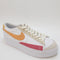 Nike Blazer Low Platform White Vivid Orange Citron Pulse Adobe Uk Size 4