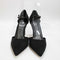 Womens OFFICE Hide Out Two Part Court Heels Black