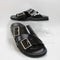 Womens ALOHAS Alba Sandal Black Leather