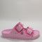Womens Birkenstock Arizona Big Buckle Sandals Fondant Pink Eva Uk Size 5