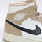 Odd sizes - Mens Jordan Air Jordan 1 Mid Sail Black Desert Uk Sizes Right 5/Left 6