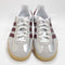 adidas Gazelle Indoor Trainers Silver Metallic Shadow Red Gum
