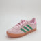 Kids Adidas Gazelle 2 Kids Trainers Clear Pink Court Green Bliss Pink Uk Size 2