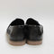 Mens Office Clapham Tassel Woven Loafers Black Leather