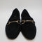 Odd Sizes - Womens Office Finnegan Snaffle Detail Slim Loafers Black Suede - UK Sizes Right 4/ Left 3