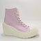 Converse Chuck 70 De Luxe Wedge Stardust Lilac Egret Black Uk Size 6