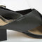 Womens Office Magnetic  Cross Front Sandals Black