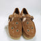 Womens Clarks Originals Wallabee T-Bar Shoes Brown Orange Suede