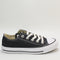 Converse All Star Low Black Canvas Uk Size 3 - OFFCUTS SHOES by OFFICE