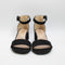 Womens Office Wide Fit: Minimum Effort Wide Fit Two Part Block Heel Black