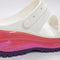 Odd Sizes - Womens Crocs Classic Mega Crush Sandals White Multi - UK Sizes Right 5/Left 6