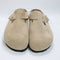 Womens BIRKENSTOCK Boston Clogs Sandcastle Suede