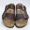 Womens BIRKENSTOCK Arizona Two Strap Sandals Brown Oiled Leather