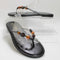 Womens OFFICE Sl Soleil Beaded Toe Post Sandals Black