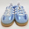 adidas Azelle Indoor Trainers Bliss Blue White Metallic Uk Size 6