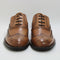 Mens Office Mariner Wingcap Brogue Shoes Tan Leather