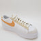 Nike Blazer Low Platform White Vivid Orange Citron Pulse Adobe Uk Size 4