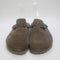 Womens Birkenstock Boston Clogs Concrete Gray Suede Uk Size 5