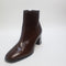 Womens OFFICE Annie Smart Block Heel Boots Choc Leather UK Size 6