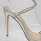 Womens Garner1 Truffle Collection Silver PU Heels - UK Size 8