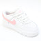 Womens Nike Force 1 Low Easyon Infant Trainers White Medium Soft Pink White Uk Size 7.5 Infant - OFFCUTS SHOES by OFFICE