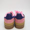 Womens Adidas Gazelle Bold W Pink Glow Victory Blue Gum Uk Size 4