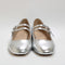 Womens Office Frenchkiss Two Strap Mary Jane Silver