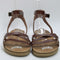 Odd Sizes - Womens Blowfish Malibu Maylie Sandals Whiskey Dyecut - UK Sizes Right 5/Left 6