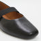 Womens Vagabond Shoemakers Jolin Strap Ballerina Black Leather