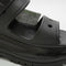 Odd Sizes - Womens Crocs Classic Mega Crush Sandals Black - UK Sizes Right 4/Left 5