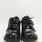 Odd Sizes - Kids Kickers Kick Lo Patent Youth Black Patent - UK Sizes Right 5/Left 4