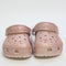 Odd Sizes - Kids Crocs Classic Clog T Quarta Glitter - UK Sizes Right 6infant /Left 7infant