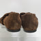 Womens ALOHAS Lautan Ballet Flats Chocolate Brown Suede