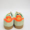 Womens Adidas Gazelle Trainers Semi Green Spark Solar Orange Gum Uk Size 3.5