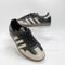 adidas Samba OG Trainers Core Black Wonder Beige Gold Metallic