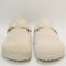 Womens Birkenstock Boston Clogs Antique White Suede Uk Size 5