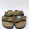 Womens Birkenstock Arizona Two Strap Sandals Dark Tea Tfb Uk Size 5