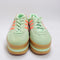 Womens Adidas Gazelle Stack Trainers Semi Green Spark Solar Orange Gum Uk Size 5