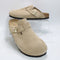 Womens BIRKENSTOCK Boston Clogs Sandcastle Suede